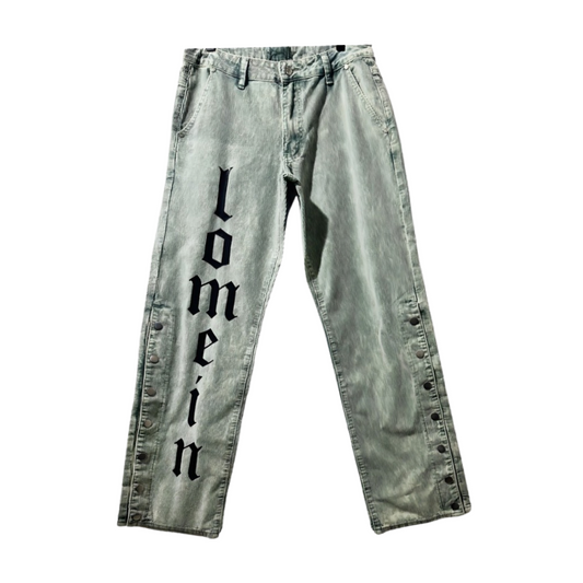 Acid Washed Corduroy LoMein Jeans